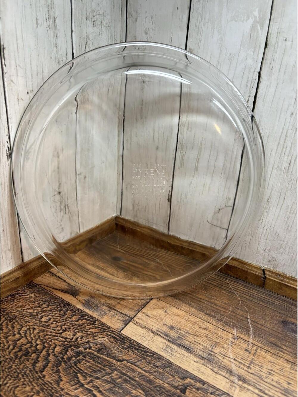 Pyrex Original Clear 11 Inch Pie Plate-# 210 25 cm Oven Microwave Safe Corning